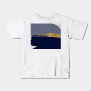 Stormy night skies over the ocean Kids T-Shirt